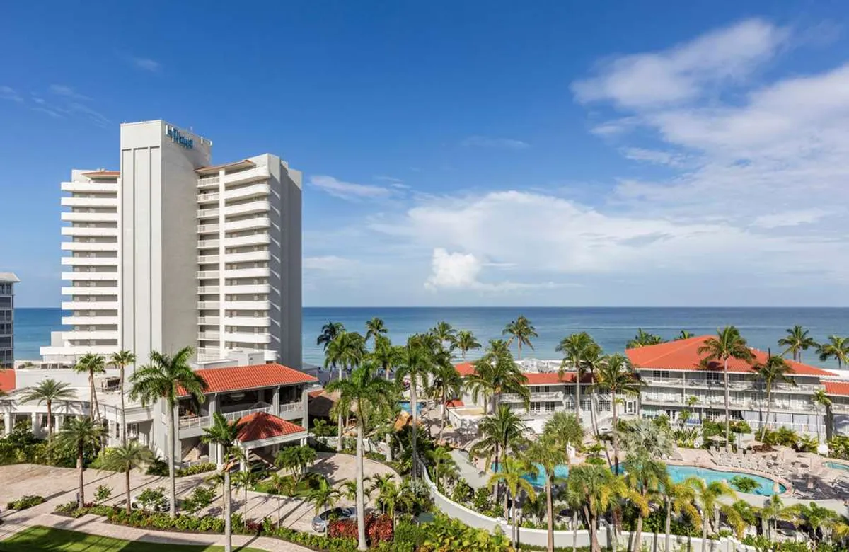 LaPlaya Beach & Golf Resort wedding venue — beachfront resort with swaying palms and Gulf of Mexico views in Naples, Florida