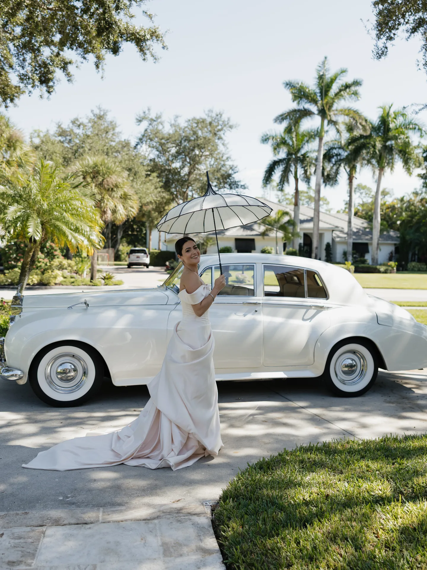 Gabrielle Boyar owner of Naples Wedding Car luxury vintage Rolls-Royce wedding service Southwest Florida